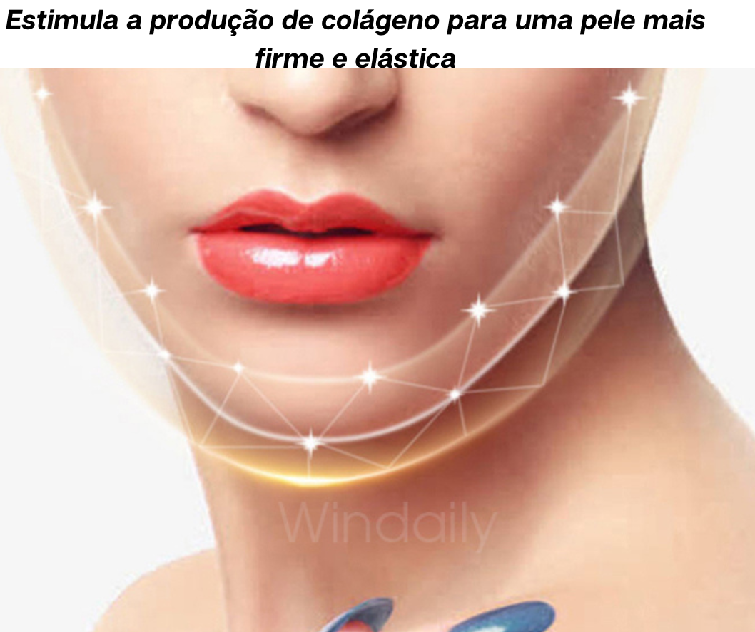Massageador Facial Redutor de Papada e Rugas - facial em V