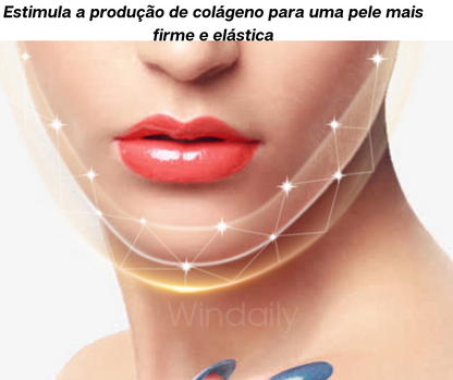 Massageador Facial Redutor de Papada e Rugas - facial em V